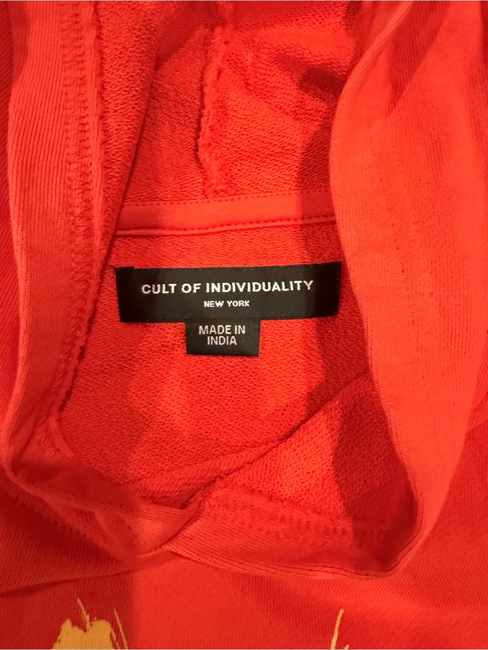 Cult of Individuality Bright Red Pullover Hoodie